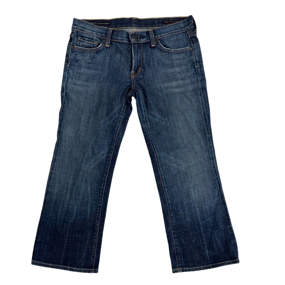 Citizens of Humanity Kelly Low Rise Crop‎ Flare Jeans 30x23 Y2K